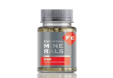 Essential Minerals Iron (Fe) bổ sung Sắt giúp tạo máu và chuyển hóa năng lượng